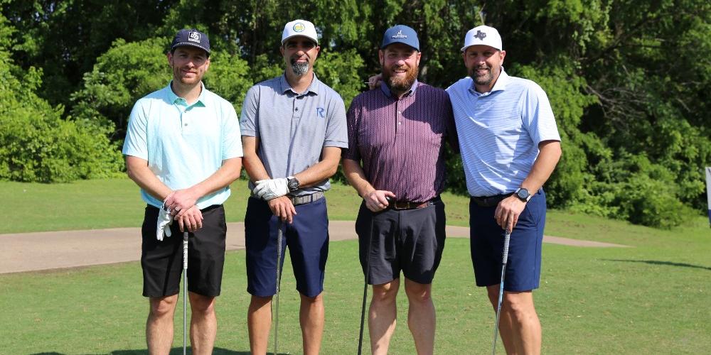 Golfers at the 2025 golf tournament