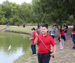 KIds fishing.