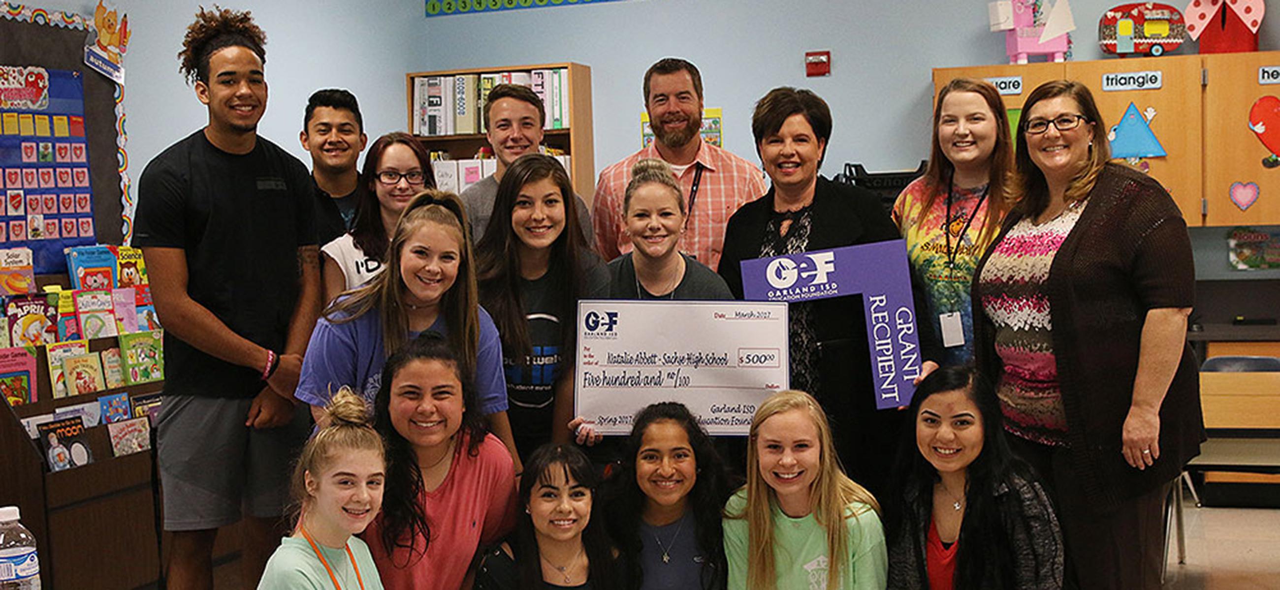 2016 Education Foundation Grant awarded to teacher and classroom