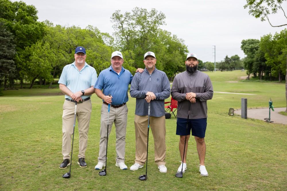 Core team of golfers