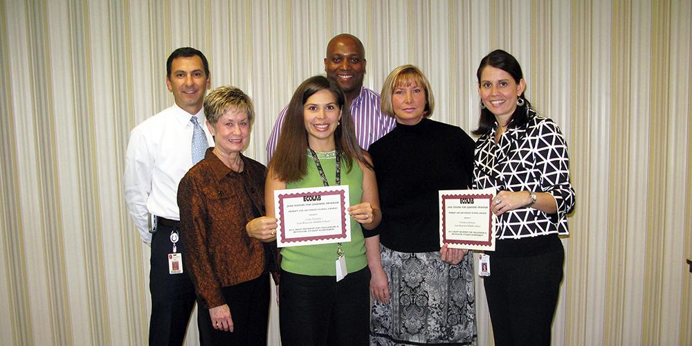 2014 Ecolab Visions for Learning Grant Award winners.